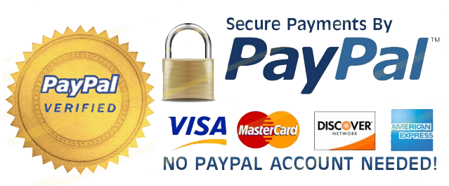secure checkout by PayPal